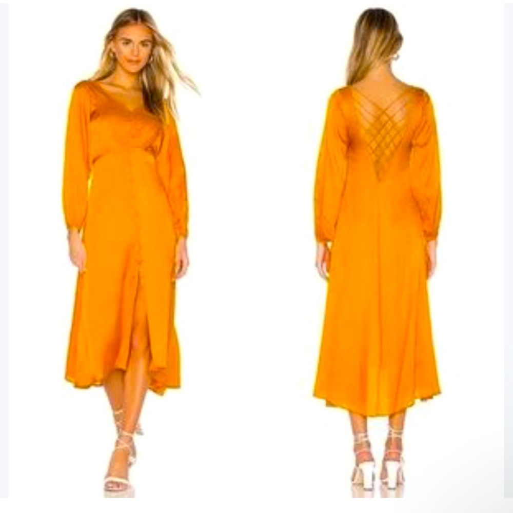 Free People Later Days midi dress